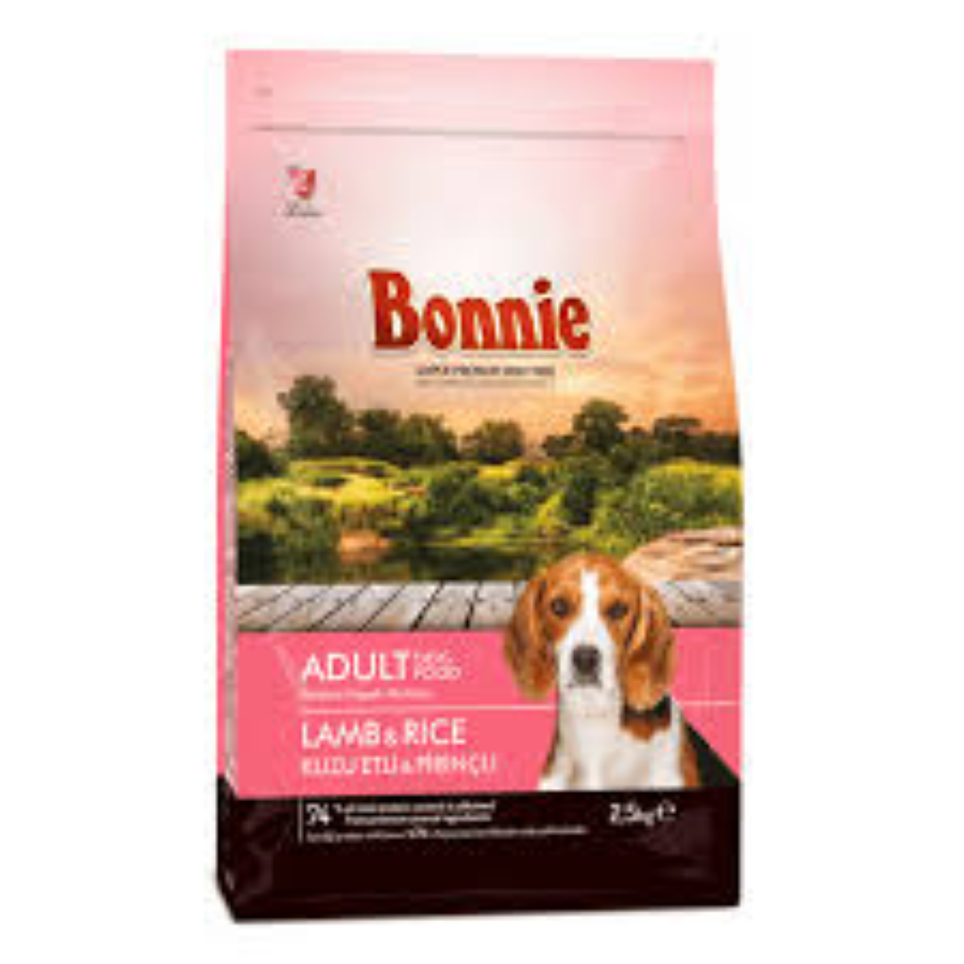 BONNIE ADULT DOG LAMB & RICE 2.5KG